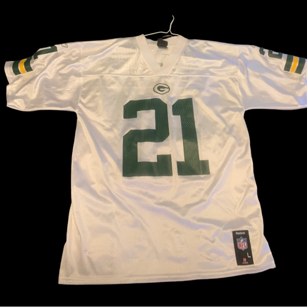 CHARLES WOODSON REEBOK JERSEY LARGE ALL WHITE (RARE)